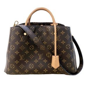 Louis Vuitton Montaigne MM Monogram Brown Handbag